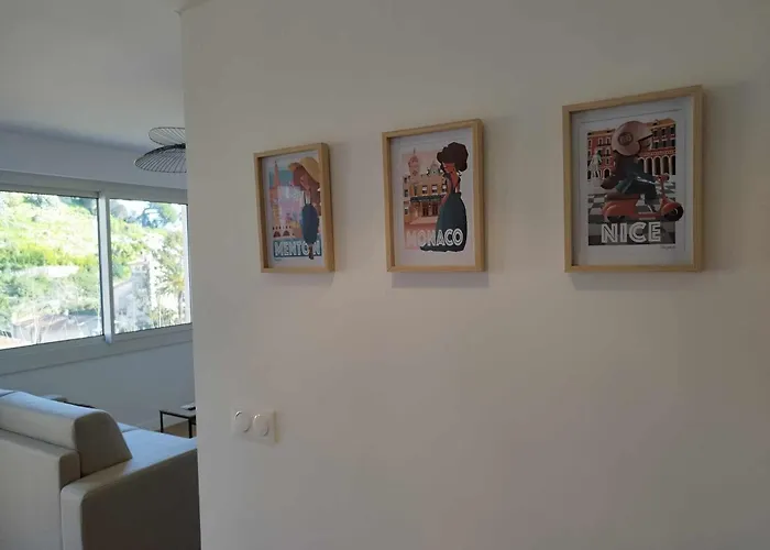 Moderne - Confort - Climatisation - - Soleil- Appartement Menton